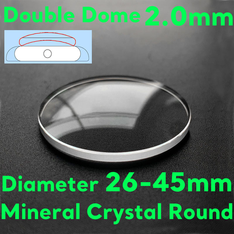 Double Dome 2.0mm Thickness Mi - Vintage Watch Crystal review and price