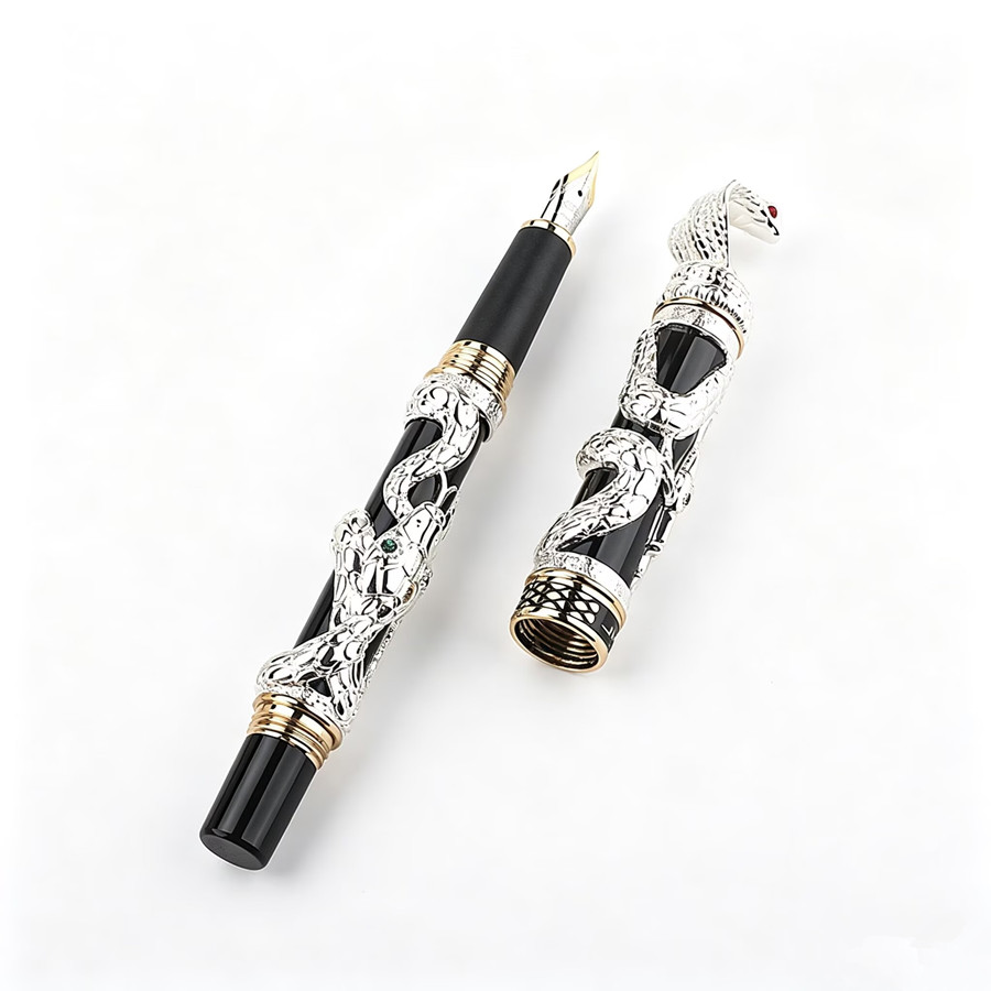 Jinhao Luxury 3D Snake Embosse - Vintage Collectible Pens review and price