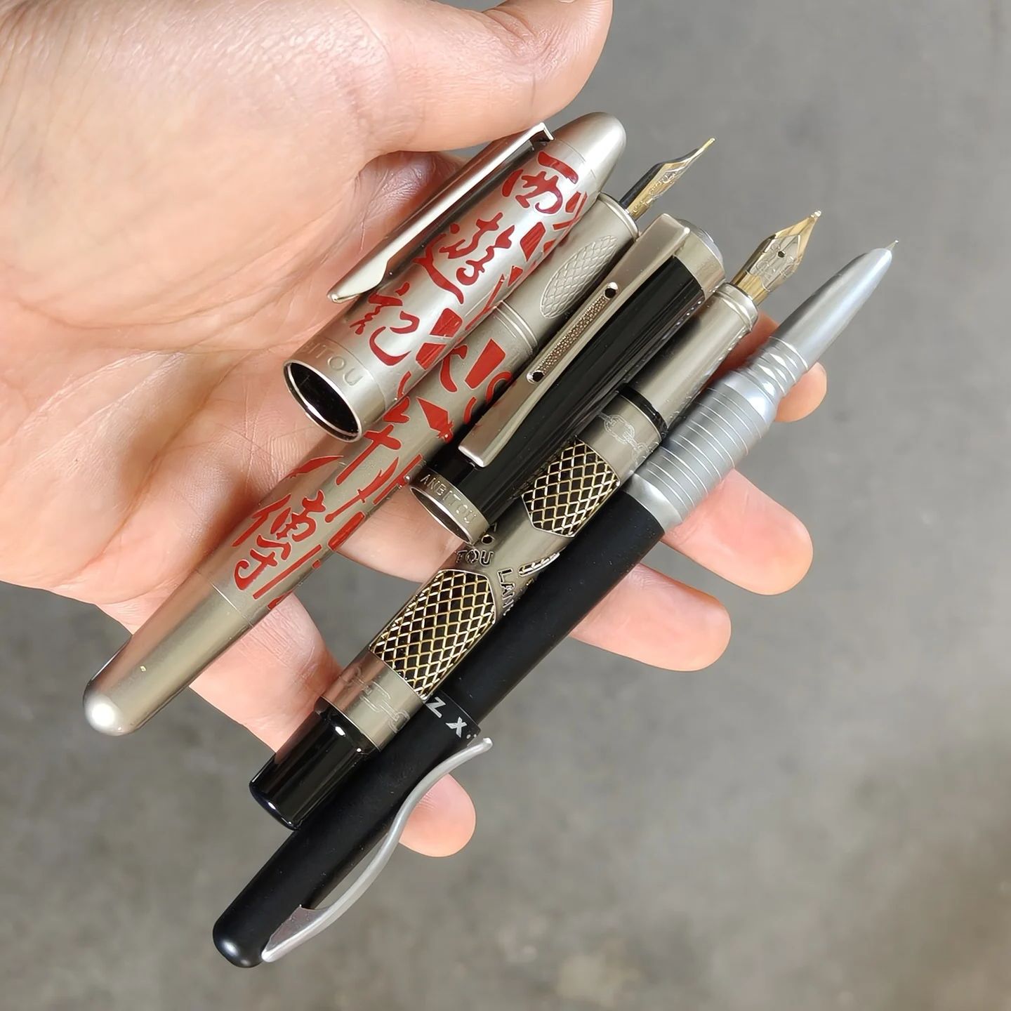 3pens Old Vintage Rare  Founta - Vintage Collectible Pens review and price