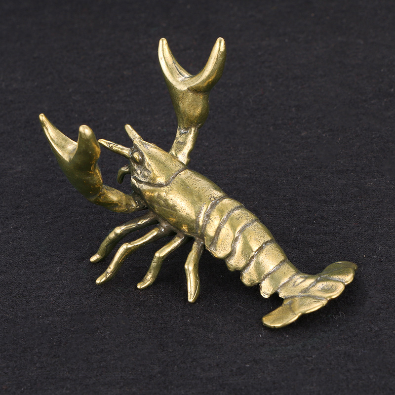 Solid Brass Crayfish Ornament  - Vintage Collectible Pens review and price