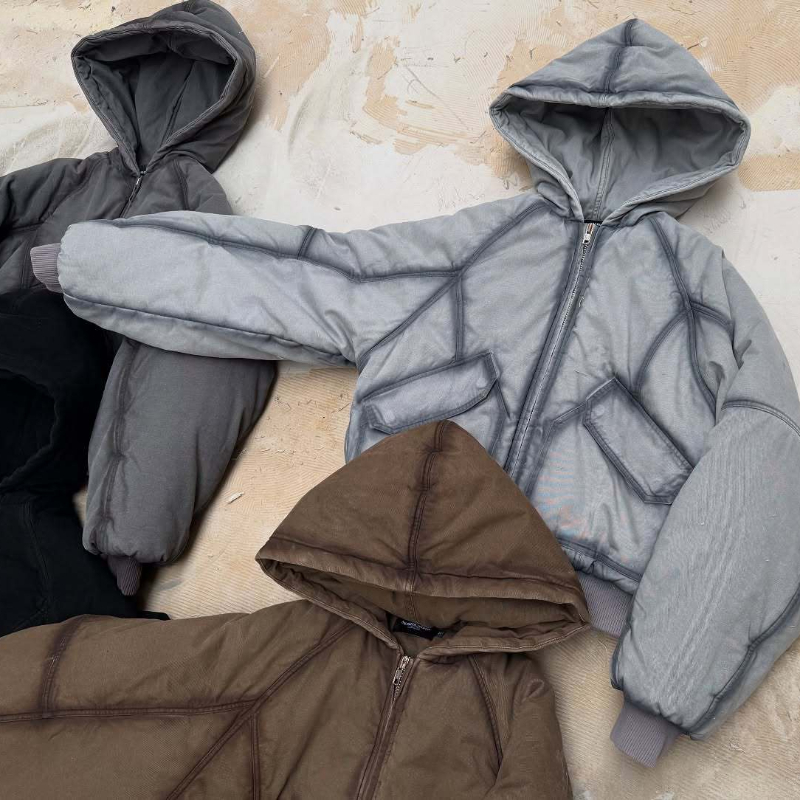 Men Oversized Washed Canvas Ho - Vintage Zip Hoodie review and price