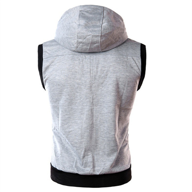 New Men's Hooded Sleeveless Ve - Vintage Zip Hoodie review and price