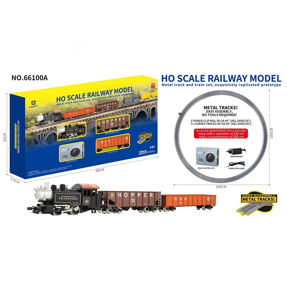 HO Scale Metal Rail Train Mode - Vintage And Collectible Toys review and price