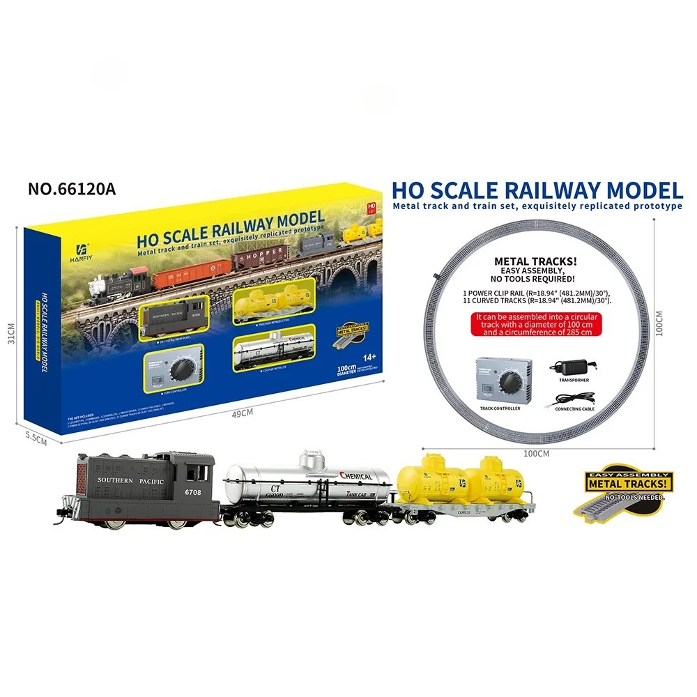 HO Scale Metal Rail Train Mode - Vintage And Collectible Toys review and price