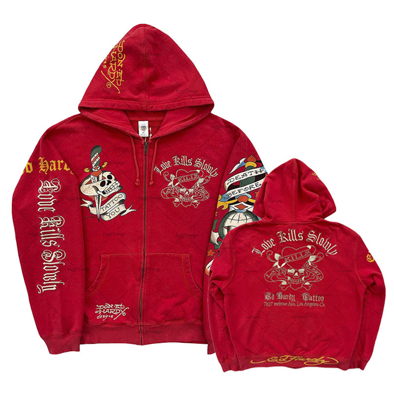American Gothic Ro Skull Bones - Vintage Zip Hoodie review and price
