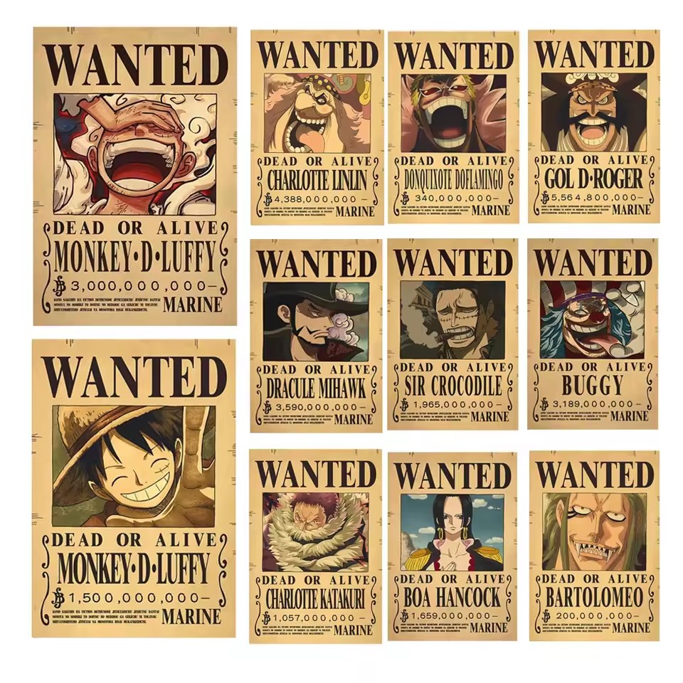 Anime One Piece Bounty Wanted  - Vintage And Collectible Toys review and price